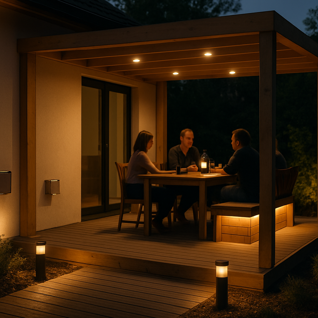 Terrassenbeleuchtung & Strom – Tipps von Green & White Outdoors