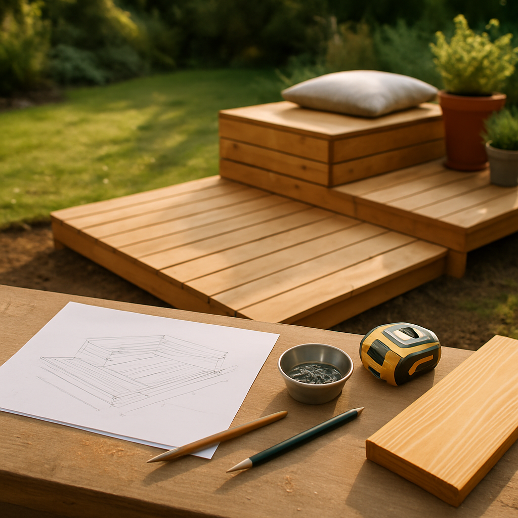 Kleine Terrassenprojekte selbst planen – greenandwhiteoutdoors
